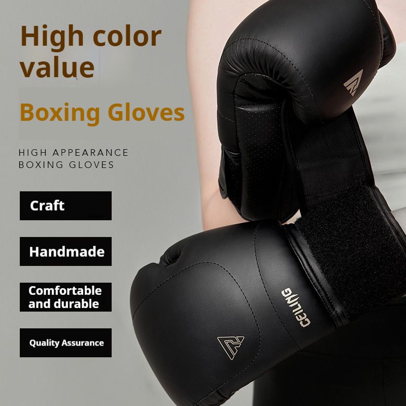 Neue Boxhandschuhe, Handschuhe für Erwachsene, Muay Thai Combat, professionelle Boxsack-Trainingshandschuhe_voghion.com