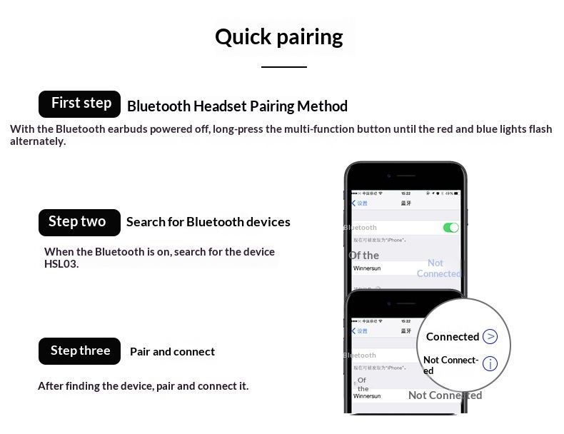 Auricolari stereo Bluetooth sportivi wireless a doppio orecchio, batteria a lunga durata, auricolari magnetici da appendere al collo, auricolari di marca_voghion.com