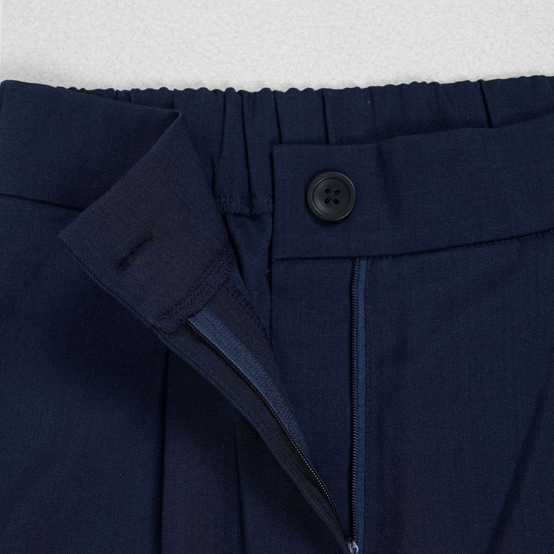 Elegantes Büroanzug-Set für Damen – Slim-Fit-Blazer und Hose mit hoher Taille für den beruflichen Weg zur Arbeit (Marineblau, Weinrot, Blaugrün)_voghion.com