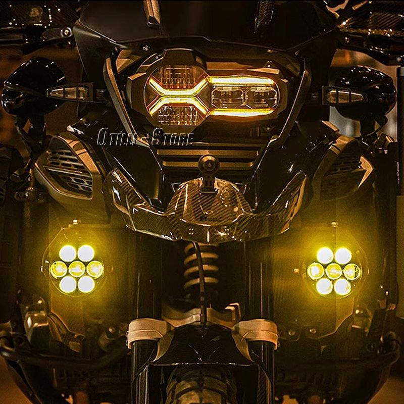 Geeignet für R1200GS R1250GS Motorrad-Modifikationszubehör, Scheinwerferschutzabdeckung_voghion.com