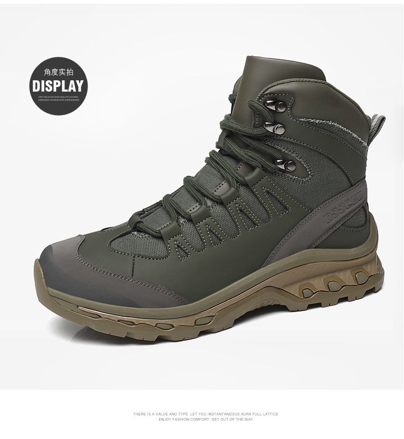 Wanderschuhe Atmungsaktive Leichte Wanderschuhe Outdoor-Langlaufschuhe Reiseschuhe Kampfstiefel Taktische Stiefel Plateau-Martin-Stiefel_voghion.com