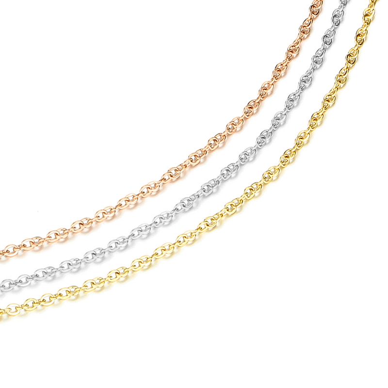 Klaar Voorraad Klassieke Roestvrijstalen Ketting voor Vrouwen Goudkleurige Dunne Vrouwelijke Choker Ketting Geschenken Sieraden Groothandel Dropshipping_voghion.com