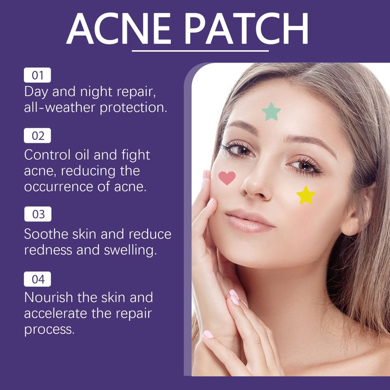 Jaysuing Color Acne Patch Covering Acne Print Face Patch For Comfort And Smoothness_voghion.com