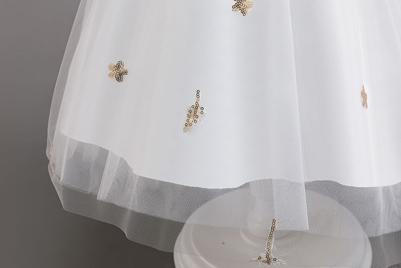 Kinderkleding Meisjes Strapless Trouwjurk Verjaardag Feest Prestaties Sleepjurk Kinderjurk_voghion.com