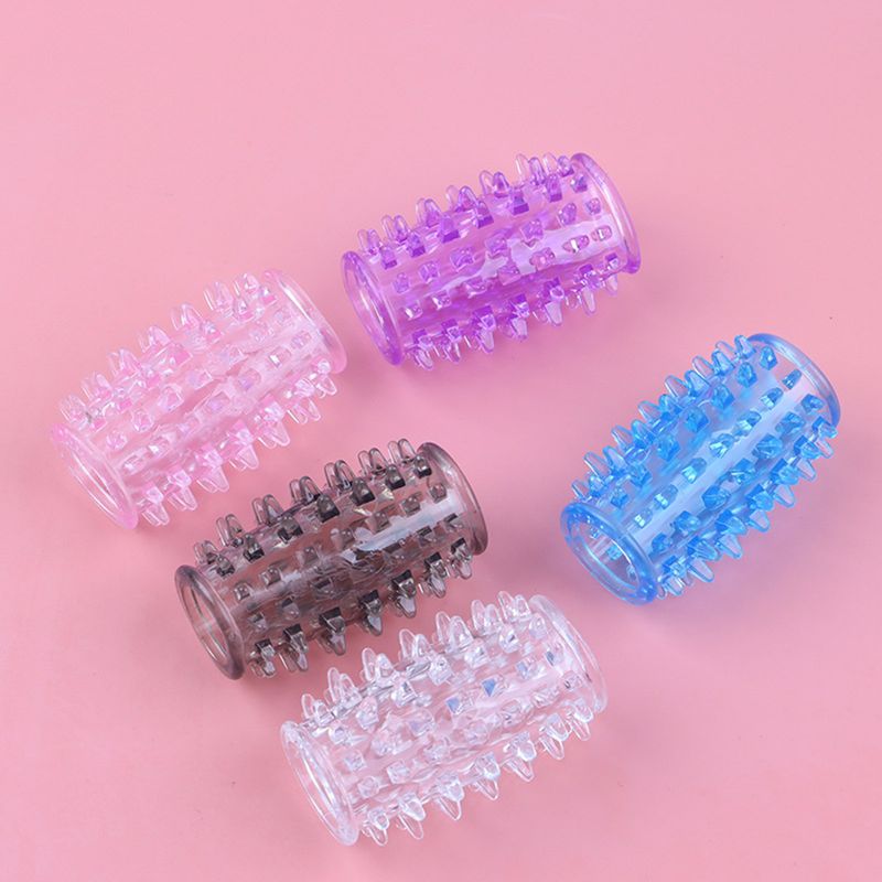 Anelli per l'ingrandimento del pene, punte, particelle, guaina per pene, giocattoli sessuali per adulti, silicone, eiaculazione ritardata, anello di bloccaggio per lo sperma, forniture per sesso di coppia_voghion.com