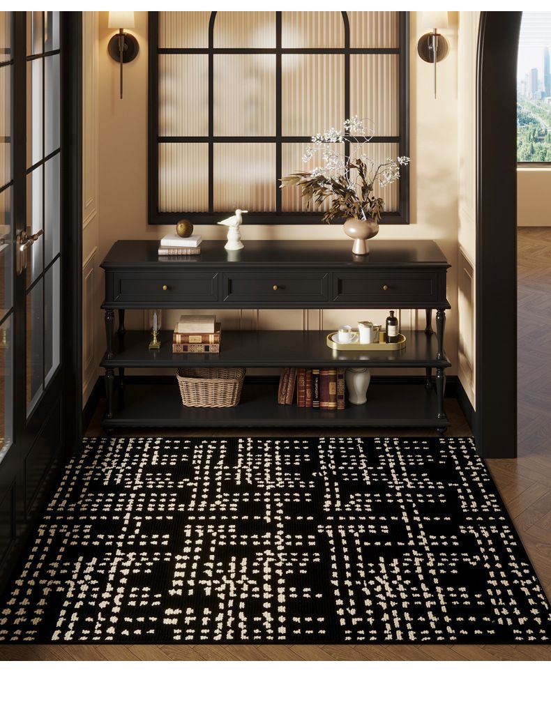 Lakberendezési textil, kisméretű, illatosított bejárati lábtörlő, csúcskategóriás, könnyű, luxus bejárati lábtörlő, gyapjú dohányzóasztal-szőnyeg, éjjeliszekrény_voghion.com