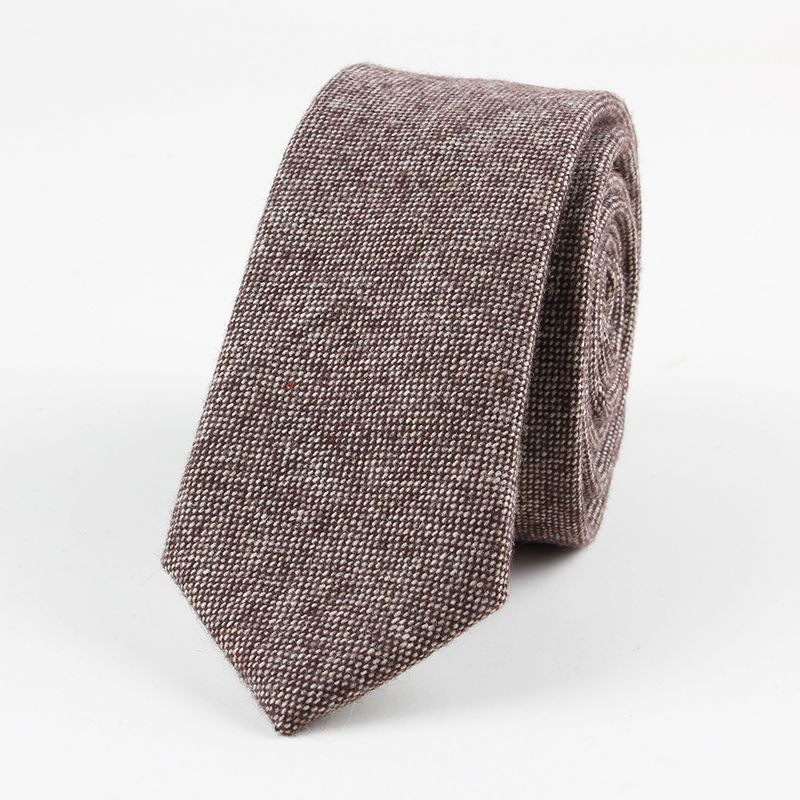 Men's Wool Tie Cross-Border In-Stock Supply One Piece Overseas Dropshipping Brand Authorization Provides Image Package_voghion.com