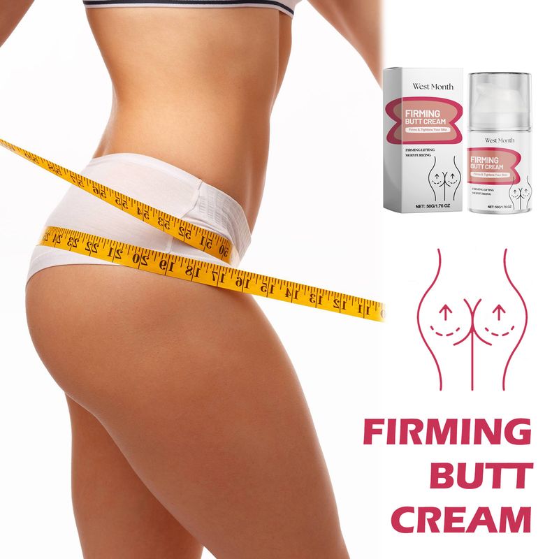 West MONTH Verstevigende en hydraterende verzorging Honing Perzik Heup Highlighting Body Lifting Cream_voghion.com
