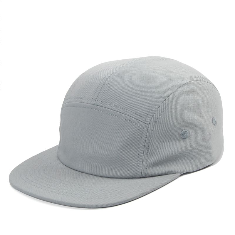 DongKing 5 Panel Cap Running Hat Flat Bill Washed Cotton Camping Solid Soft Low Crown Classic Hats for Men Women_voghion.com