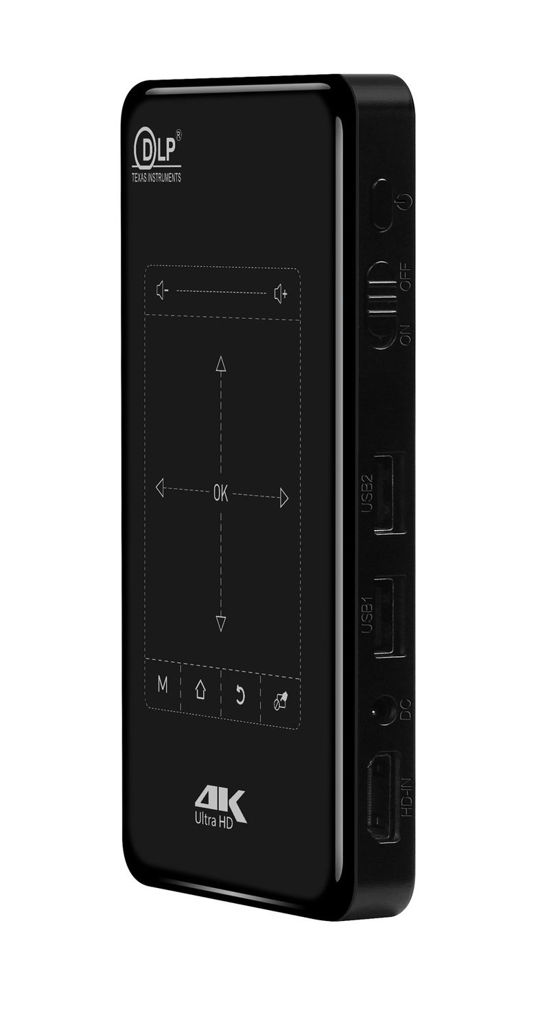 P9 Zweite Generation 1+8GB 4K HD DLP Mini Smart Micro Tragbarer Heimprojektor_voghion.com