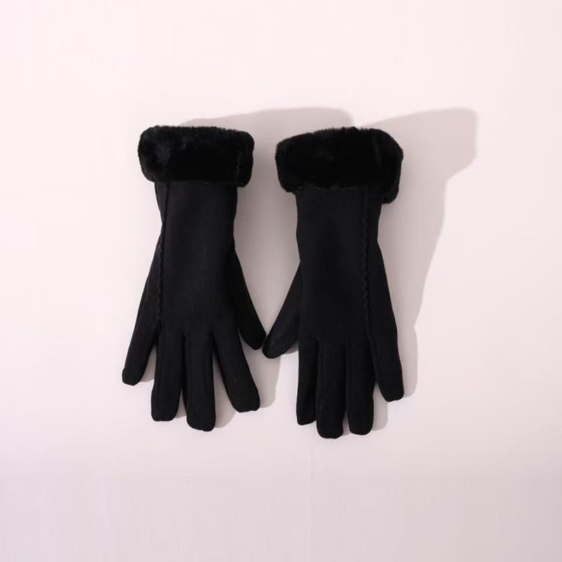 New Winter Gloves For Women, Cold-Proof, Windproof, Warm, Fleece-Lined, Thickened, Touchscreen, High-Value, Cute_voghion.com