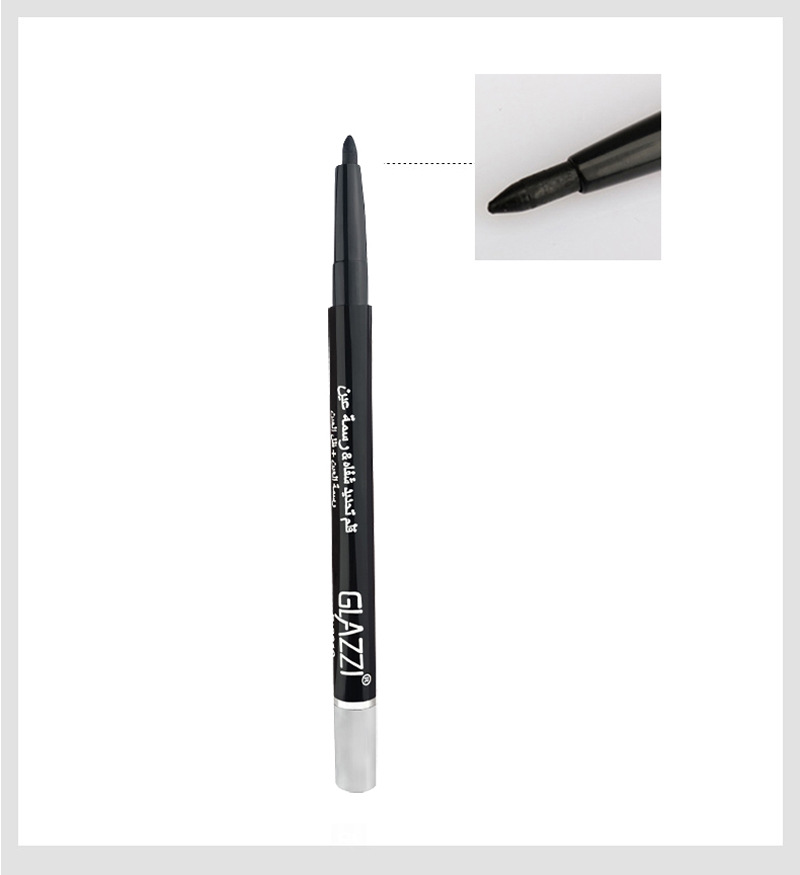 New GLAZZI Automatic Rotating Black eyeliner Gel Pen Waterproof, Sweat proof, Colorful Makeup_voghion.com
