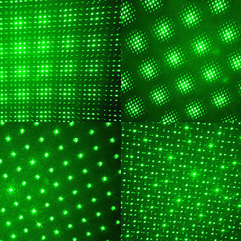 Starry Head 303 Yeşil Ayarlanabilir Odak 532nm Lazer Işınlı Lazer Pointer Kalem Seti_voghion.com
