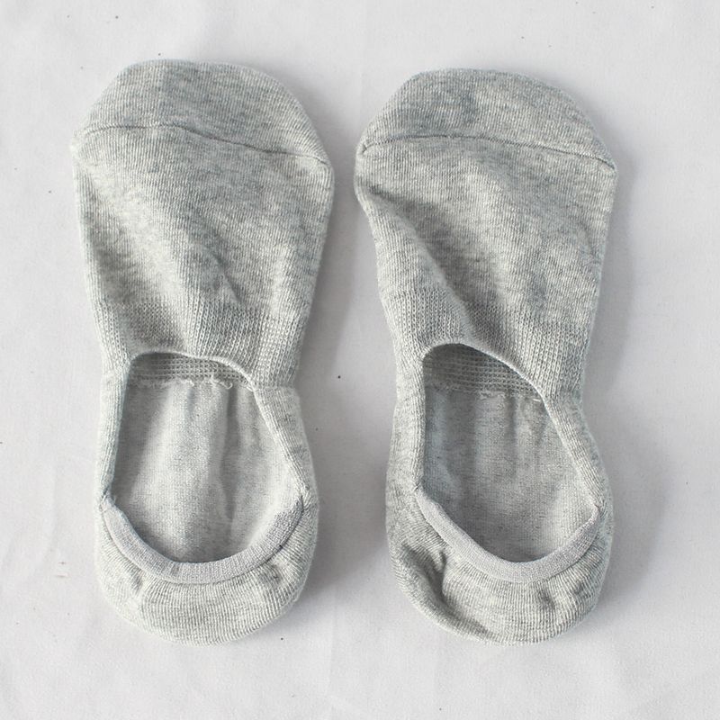 Invisible socks for men Solid color light mouth cotton garter with silicone non-slip boat socks Thin socks for men and women summer_voghion.com