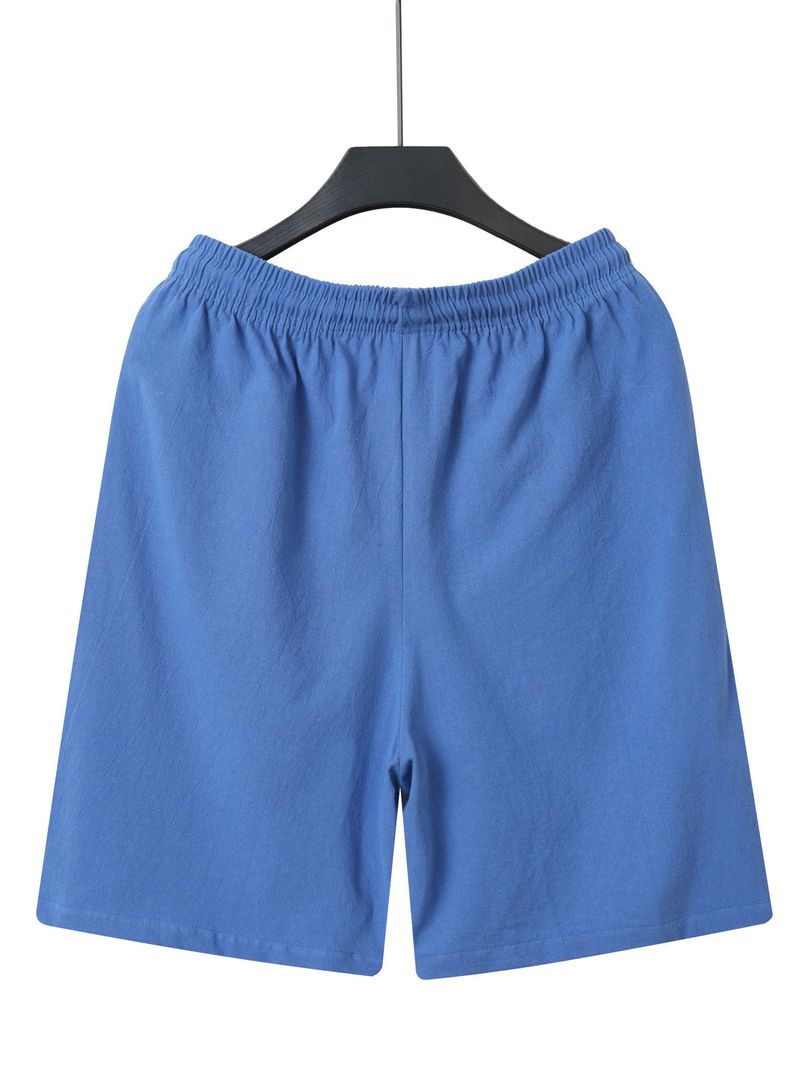 Leinenshorts für Herren mit Kordelzug – Sommerliche, lässige Cargo-Shorts für Strand, Reisen und Outdoor-Aktivitäten – Atmungsaktive Baumwoll-Leinen-Mischung_voghion.com
