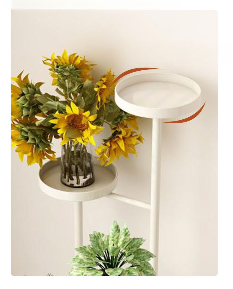 Living Room Floor-standing Movable Stand Balcony Plant Rack Iron Art Multi-layer Succulent Flower Pot Holder_voghion.com