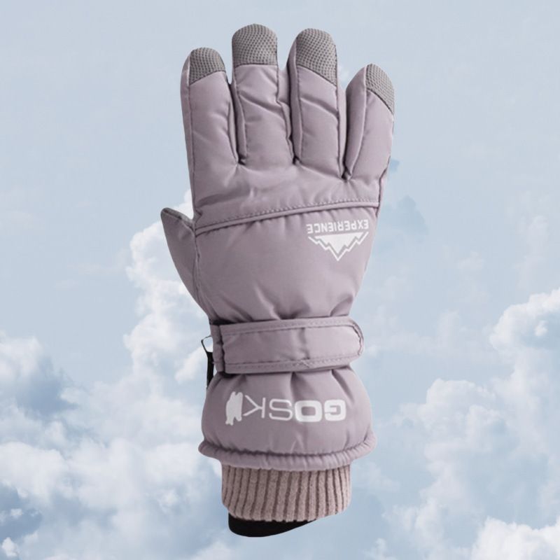 Women's Ski Gloves New Winter Warm Cold-Proof Touchscreen Fleece Lined Thickened For Riding Electric Scooter Playing In_voghion.com