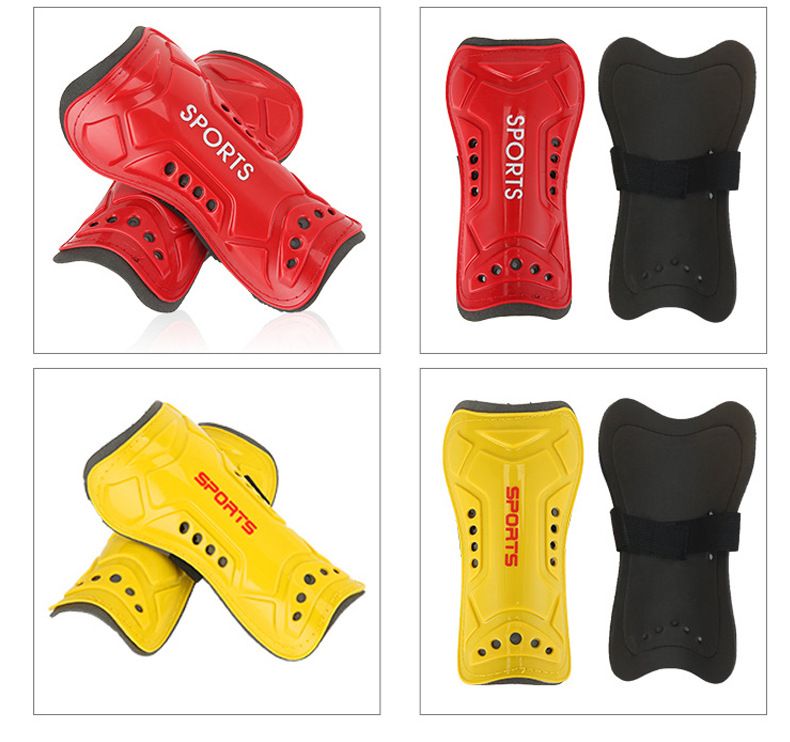 Accessoires de sport Protège-tibias de football Plug Adulte Jeunesse Enfants Football Protège-tibias imprimés Compétition Entraînement Football Équipement de protection_voghion.com