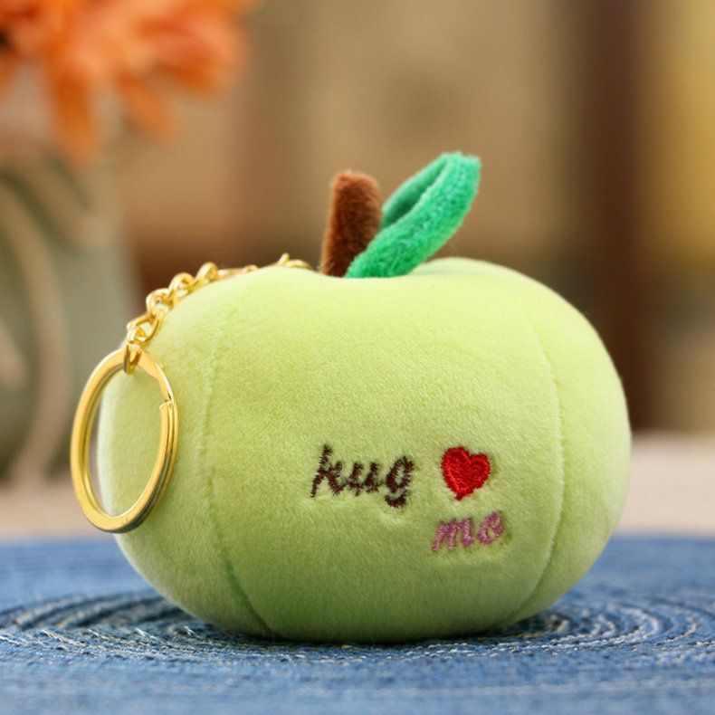 Obst und Gemüse Plüschanhänger Kreative Actionfigur Spielzeuganhänger Süße Puppe Geschenk Schlüsselanhänger_voghion.com