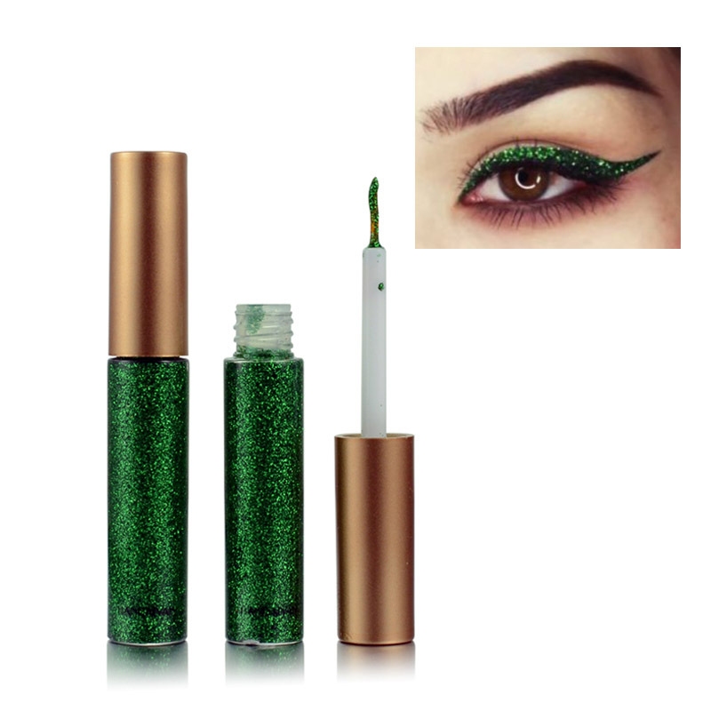eye-liner brillant à paillettes nacrées pour performance sur scène, ensemble de 10_voghion.com