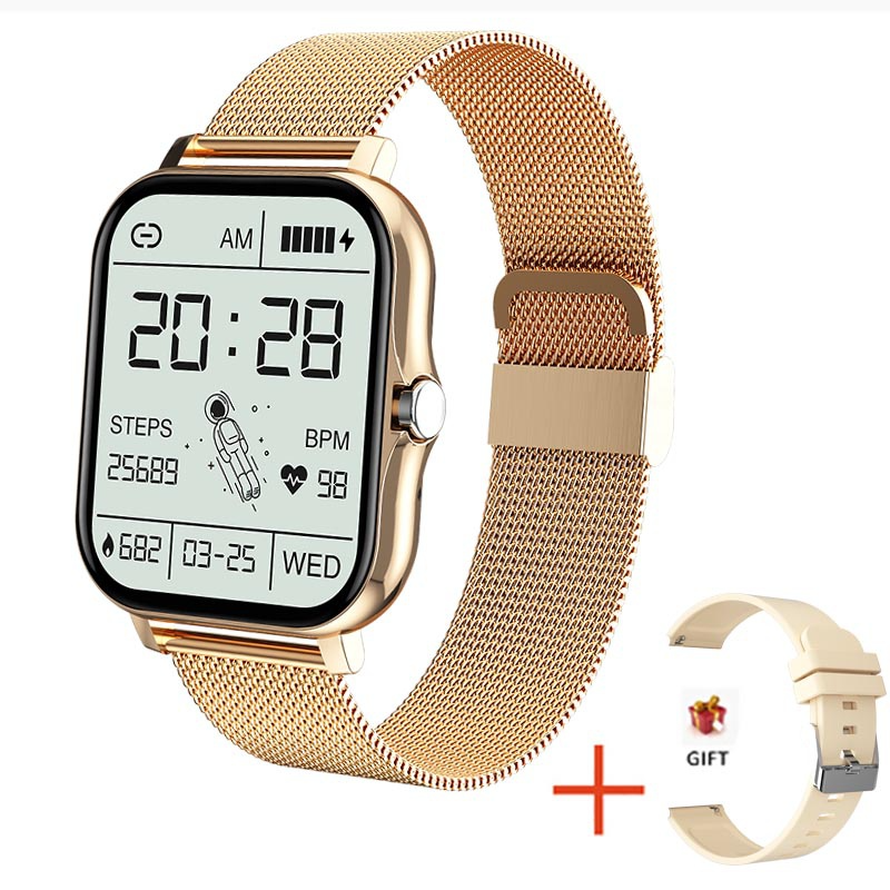 Neue Smartwatch für Damen und Herren, 1,83-Zoll-Farbdisplay, Full-Touch, Bluetooth-Anruf, Smart-Armband, lebenslang wasserdicht, Fitness-Tracker, Gesundheitsarmbänder für Damen_voghion.com