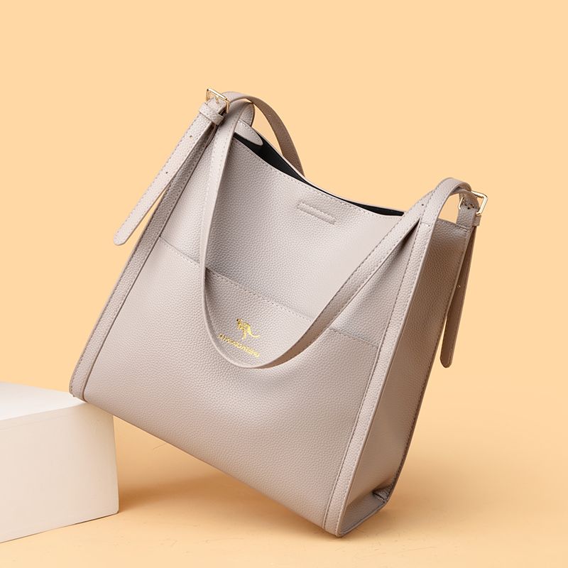2024 New Leather Bucket Shoulder Women Purses Fashion Underarm satchel Messenger Bag For Shopping Large Capacity Tote_voghion.com