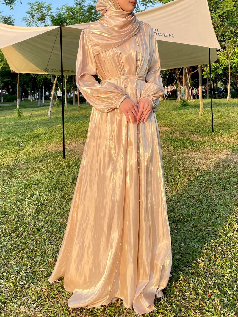 Muslim streamer evening gown dress robe_voghion.com