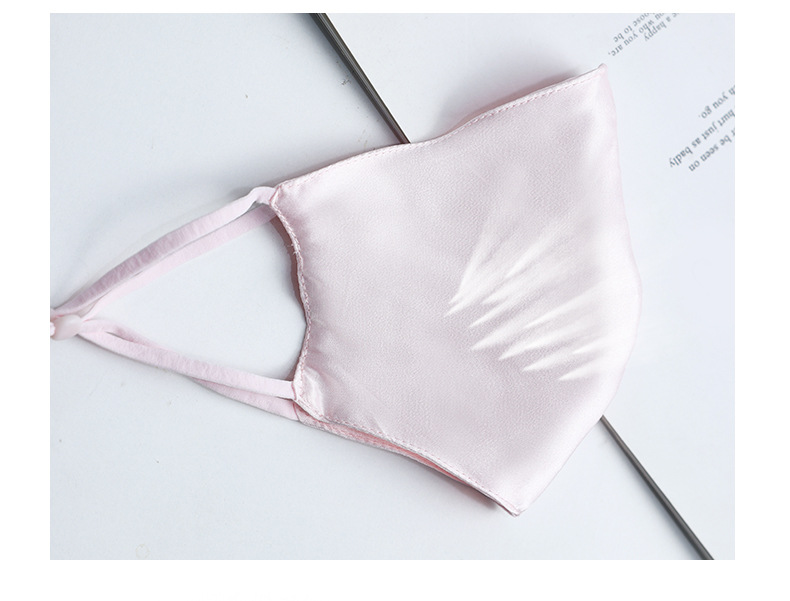 Sommerimiteret silkemaske støvtæt 3D-snit ørehængende åndbar maske vaskbar silkeis silkemaske engros_voghion.com