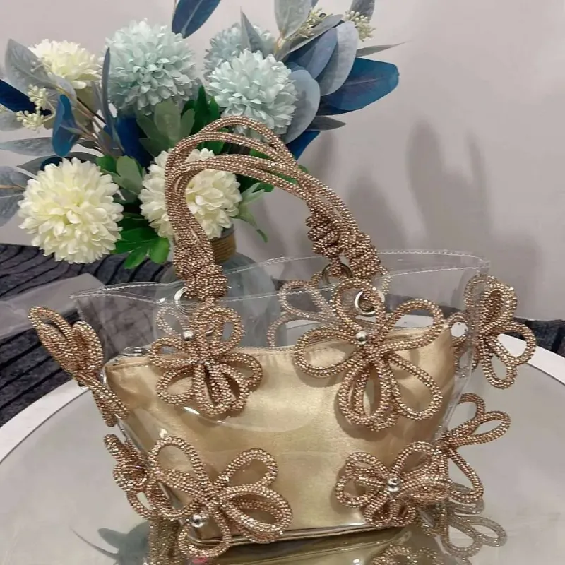 Blume Strass Abendtaschen für Frauen Transparent Designer Kristall Clutch Geldbörsen Handtasche Damen Hochzeit Party Tasche_voghion.com