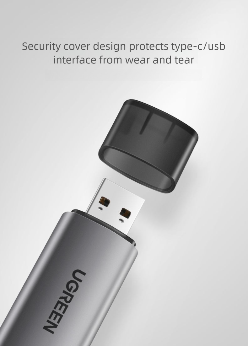 Green Alliance USB 3.0 High-Speed Reader All-in-One SD Large TF Card Canon DSLR Camera Small Multi-Function_voghion.com