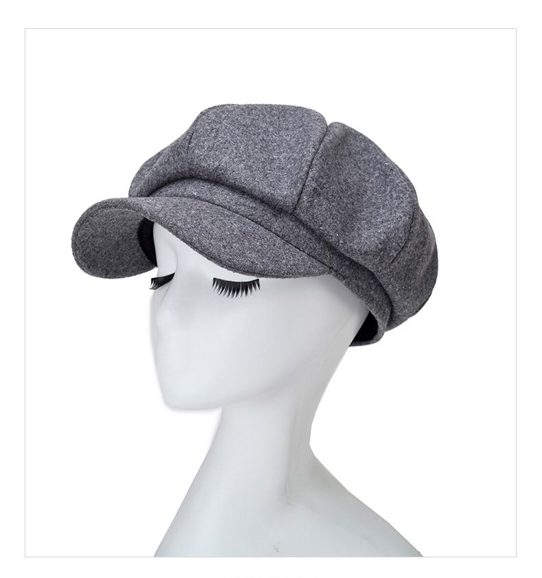 Neu eingetroffen Neue Feste Herbst Winter Berets Dame Außen Einstellbare Mädchen Warme Casual Dicke Kappe Hut Für Frauen_voghion.com