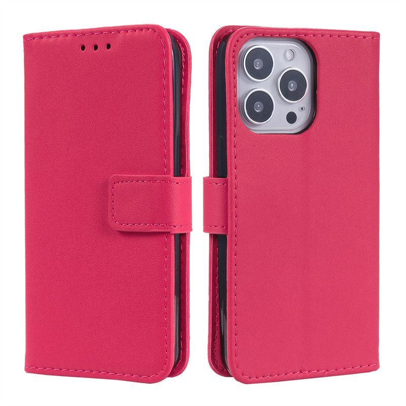 Pro iPhone 6 7 8 X XS XR 11 12 13 14 15 Plus Mini Pro Max Jednobarevné Magnetické Flipové Kožené Pouzdro Pro iPhone SE 2020_voghion.com