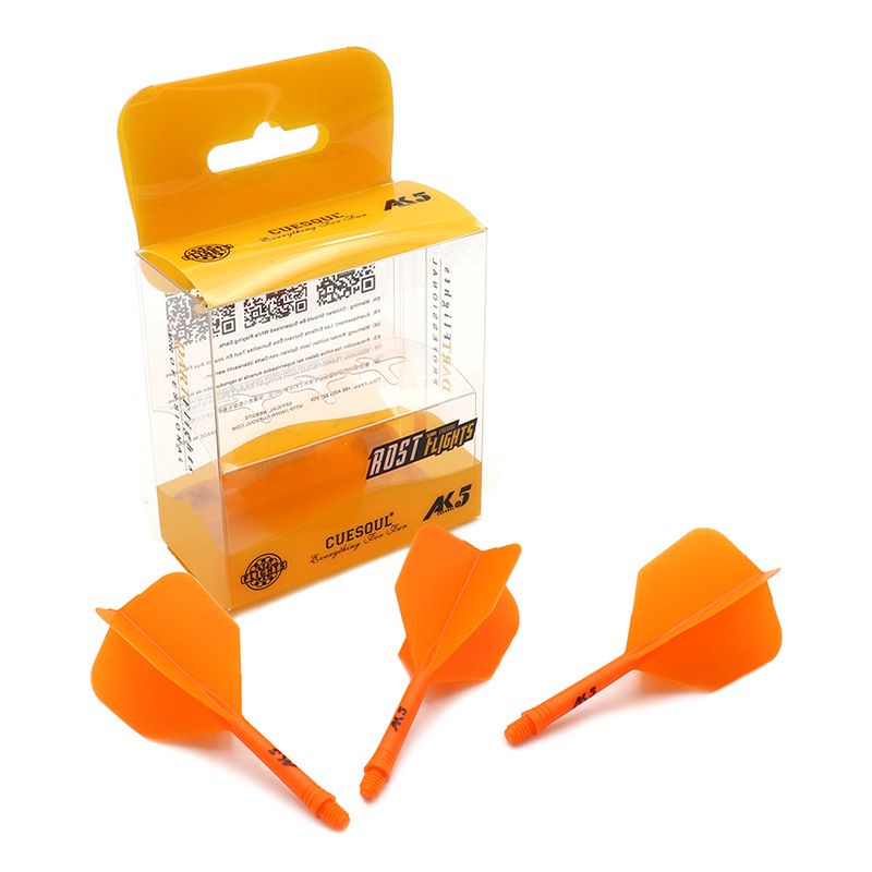 3 sets van AK5-serie geïntegreerde dartvleugel Grote vierkante vleugel 2BA dartstang dartvleugelset_voghion.com