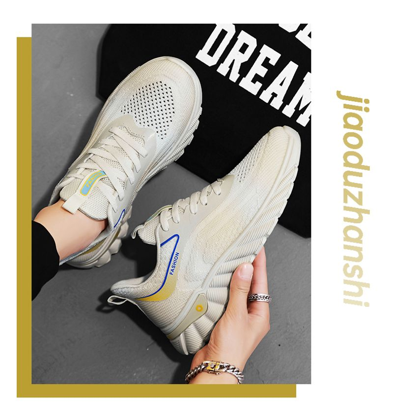 Herrenmode Atmungsaktive Sneakers Turnschuhe Leichte Wanderschuhe_voghion.com