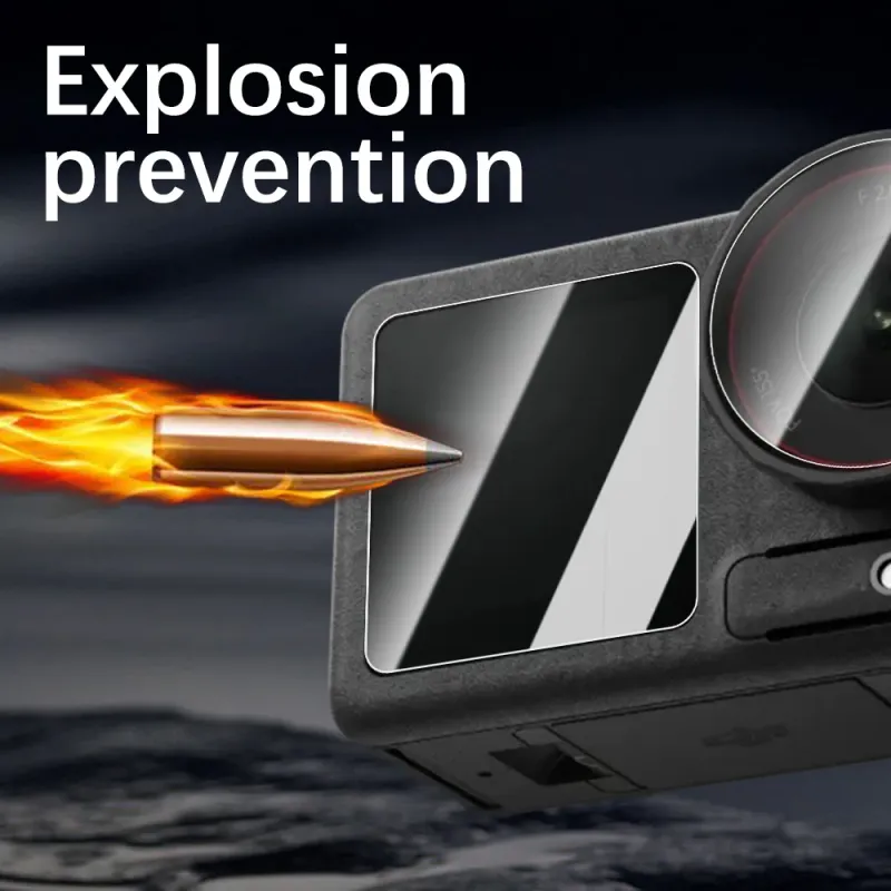 HD-Displayschutzfolie für DJI Osmo 5 Pro Action 4 3, ultraklares gehärtetes Glas, Kameraobjektiv-Schutzfolie, Zubehör_voghion.com