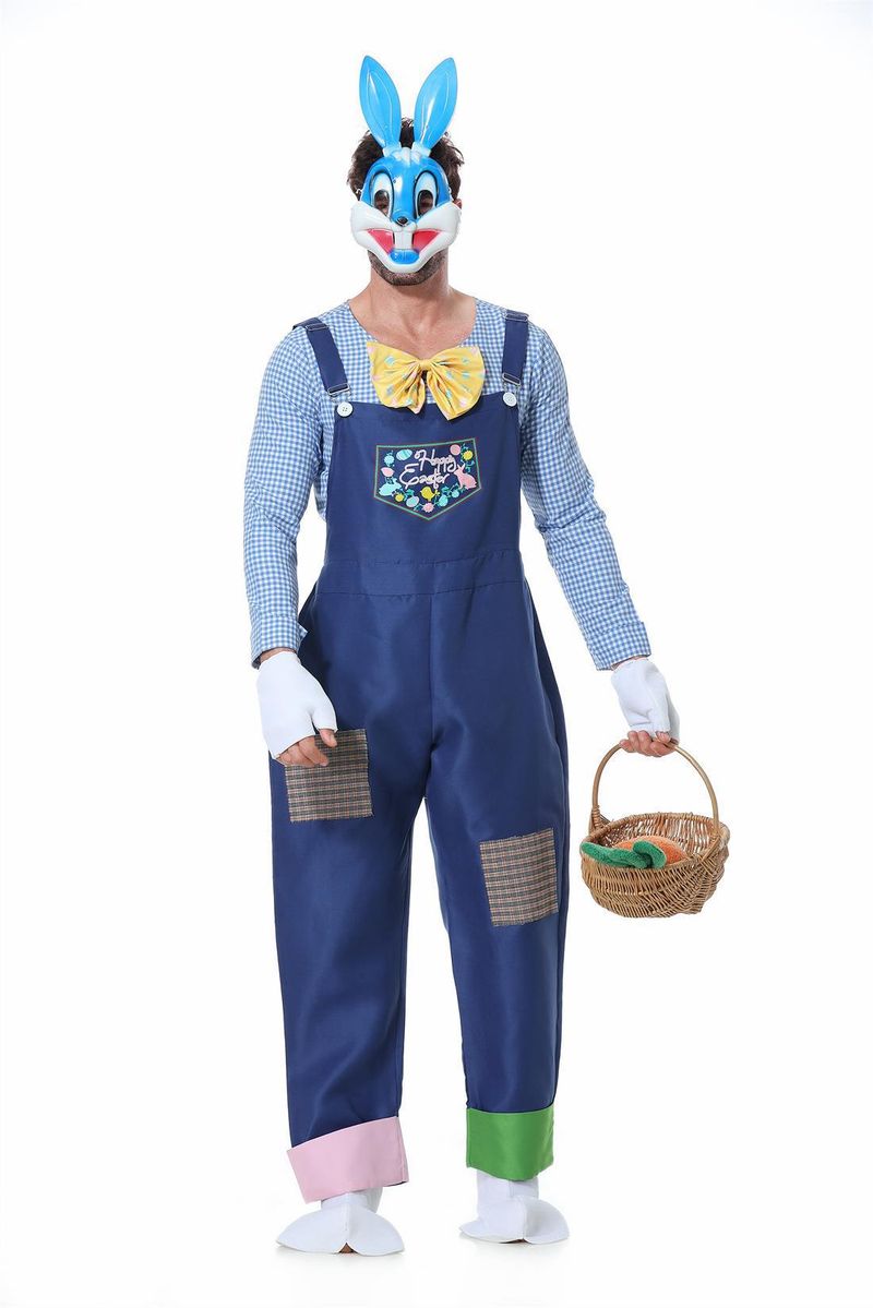 Disfraz de cosplay de Halloween, fiesta de carnaval, juego de rol, conejo, conjunto completo para padres e hijos_voghion.com
