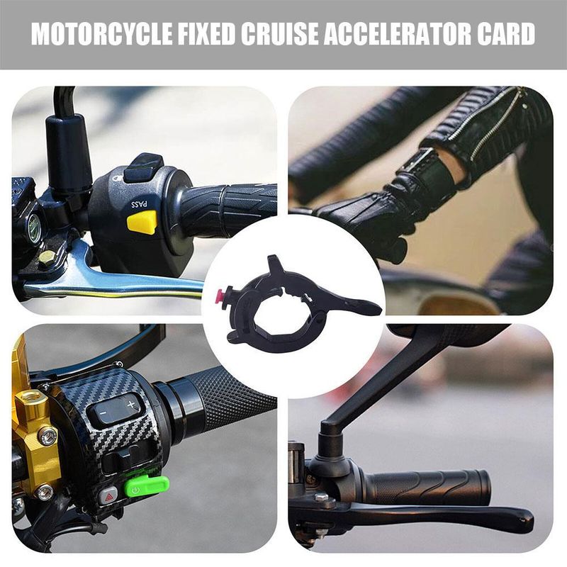 Motorcycle, Vehicle, Cruise Control, Throttle Clip, Energy-saving Device, Transparent Electric Vehicle Booster, Aluminum_voghion.com