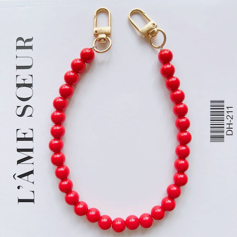 Minimalist Pearl Beaded Chain - Short Bracelet & Keychain For Bags Multi-Purpose Accessory Strap (New Arrival)_voghion.com