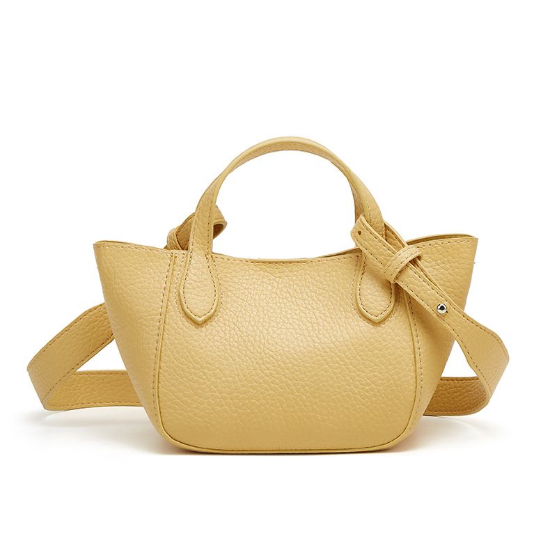 Borsa a tracolla multifunzionale coreana in morbida pelle, versatile e casual, con motivo litchi, da donna_voghion.com