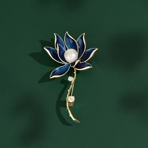 Doğal Tatlı Su Gerçek İnci Broş Kadınlık Broş Pin Takım Aksesuarları_voghion.com