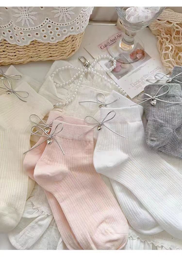 Zomerstrik Dames Trendy Ins Koreaanse Honderd Korte Hoge Elastische Comfortabele Damessokken_voghion.com