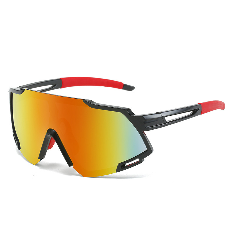 Nouvelles lunettes de cyclisme d'extérieur Vision nocturne 0092 Lunettes de soleil de sport à grande monture_voghion.com