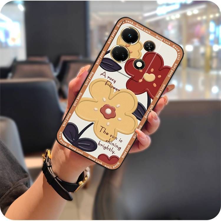 TechGlobe compatibile con Infinix Note30 VIP/X6710 Custodia per telefono rossa con bordo completo per uomini e donne, divertente e creativa._voghion.com