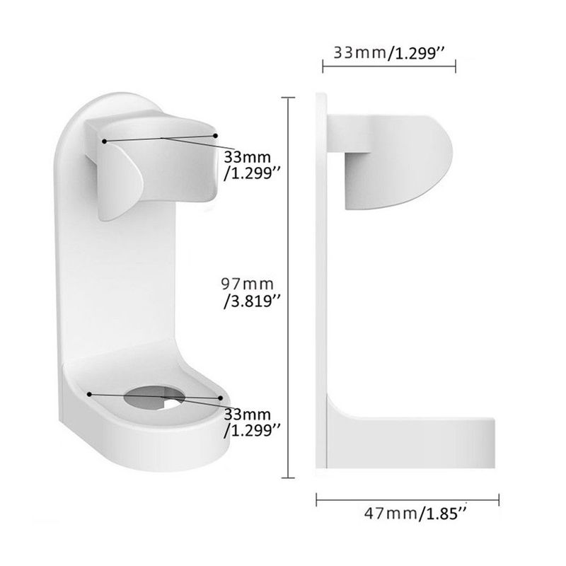 5er-Packung Elektrische Zahnbürstenhalter, spurloser Zahnbürstenständer_voghion.com
