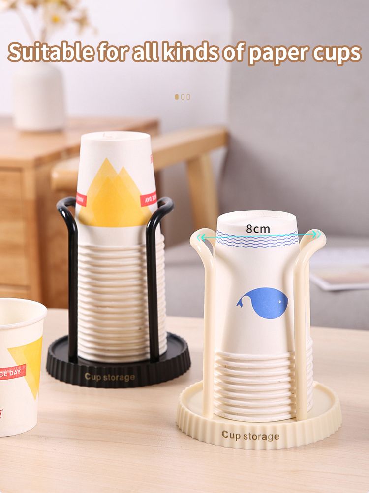 Disposable Paper Cup Holder Rack, Desktop Storage Organizer For Living And Dining Room, Space Saving Cup Taker_voghion.com