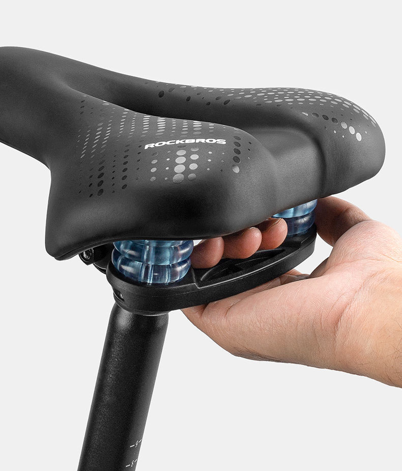 Selle confortable Rock Brothers Cushion pour VTT, absorption des chocs, siège épais, accessoires de cyclisme_voghion.com