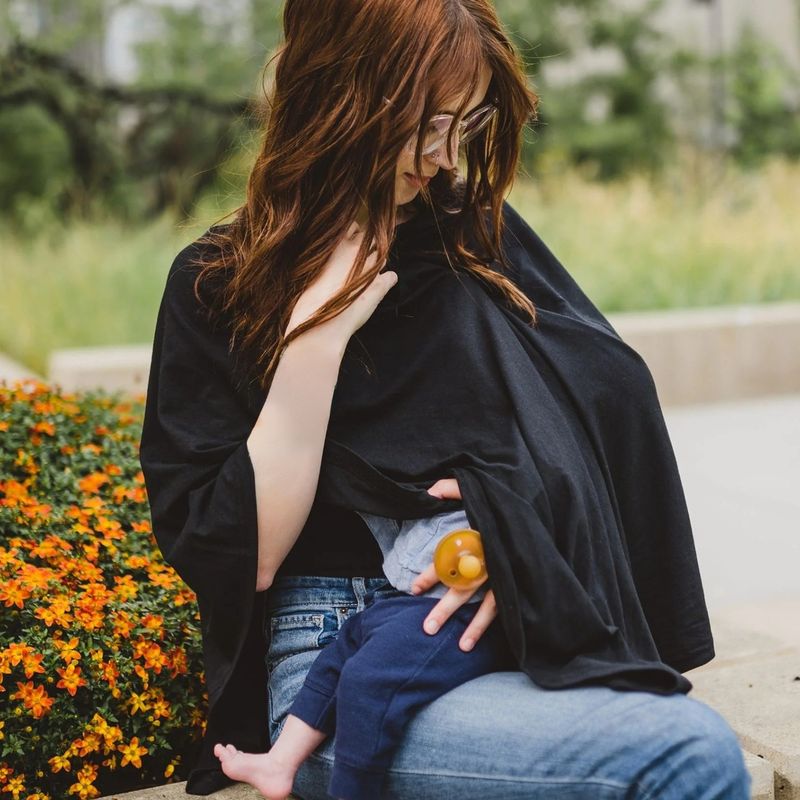 Cross-border Multi-functional Nursing Towel Super Soft Nursing Blouse Stretch Breathable Nursing Towel Baby Bag Towel Car Seat Cover_voghion.com