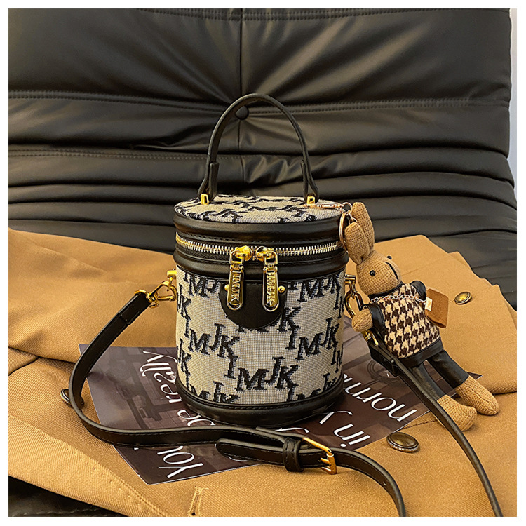Netizen Bucket Women 2024 New Printed Handbag Versatile Style One Shoulder Crossbody for Women's Bag Trend_voghion.com