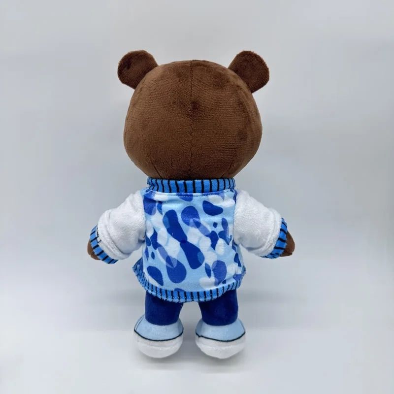 26 εκ. Kanye αρκουδάκι βελούδινα παιχνίδια Χαριτωμένα μαλακά γεμιστά κινούμενα σχέδια Κούκλες διακόσμησης σπιτιού για χριστουγεννιάτικο δώρο γενεθλίων_voghion.com