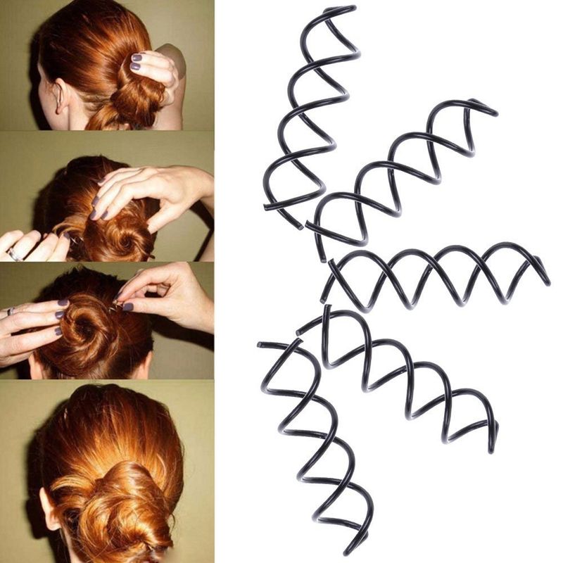 Set di bigodini per capelli, set di strumenti per lo styling dei capelli, strumento per fare chignon a spirale, acconciatura per ragazze e donne_voghion.com